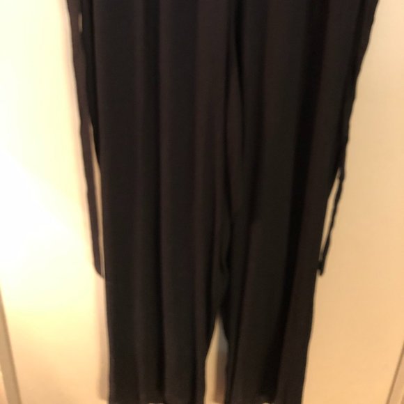 Jamie Brooke black and floral jumpsuit Size 16 - Picture 10 of 11